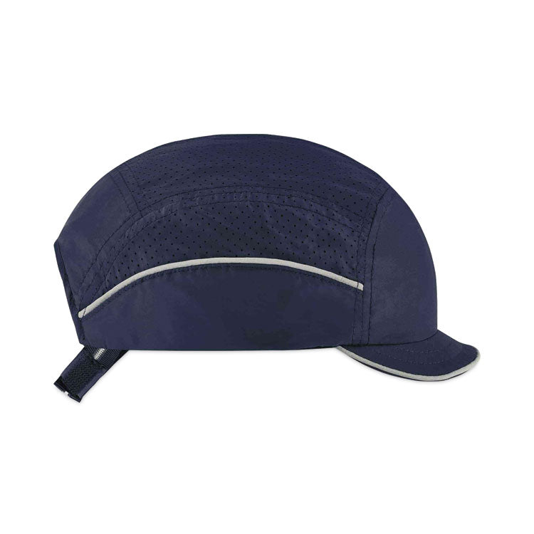 ergodyne® Skullerz 8955 Lightweight Bump Cap Hat, Micro Brim, Navy, Ships in 1-3 Business Days (EGO23332) Each