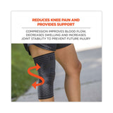 ergodyne® ProFlex 601 Knee Compression Sleeve, Small, Black, Ships in 1-3 Business Days (EGO16552) Each