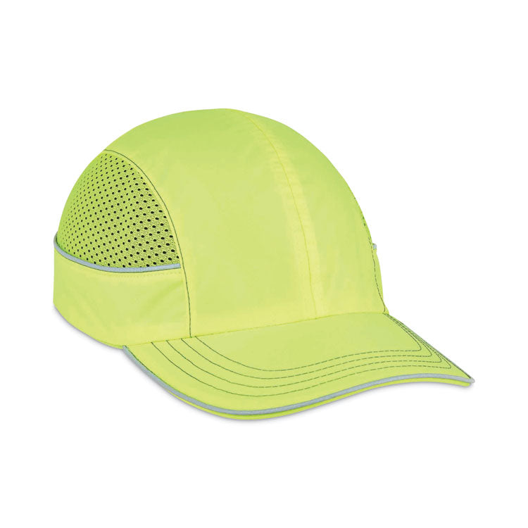 ergodyne® Skullerz 8950 Bump Cap Hat, Long Brim, Lime, Ships in 1-3 Business Days (EGO23335) Each