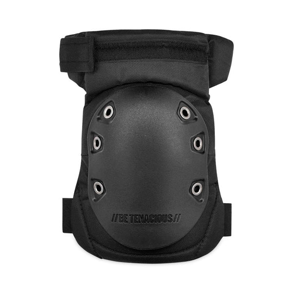 ergodyne® ProFlex 435HL Hinged Gel Knee Pad, Hard Cap, Hook and Loop Closure, One Size, Black, Pair, Ships in 1-3 Business Days (EGO18436) 1 Pair