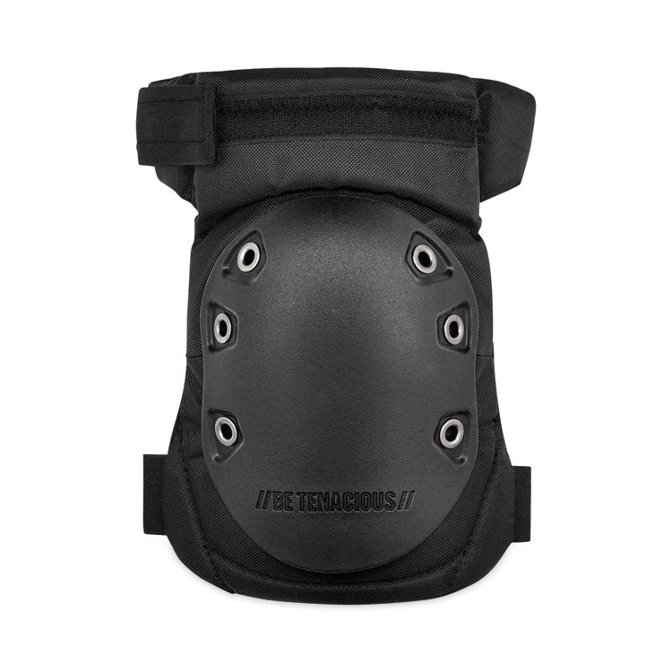 ergodyne® ProFlex 435HL Hinged Gel Knee Pad, Hard Cap, Hook and Loop Closure, One Size, Black, Pair, Ships in 1-3 Business Days (EGO18436) 1 Pair
