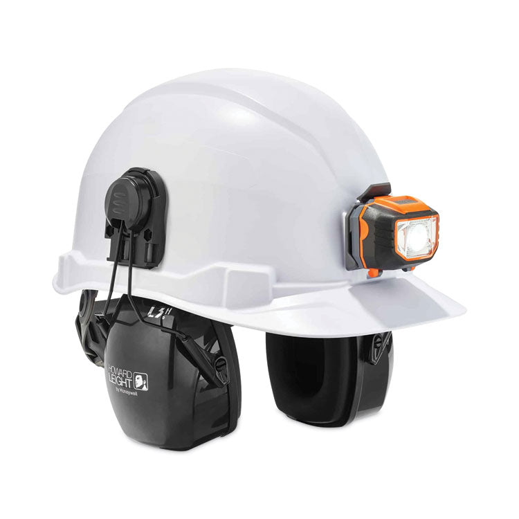 ergodyne® Skullerz 8970LED Class E Hard Hat Cap Style with LED Light, White, Ships in 1-3 Business Days (EGO60142)