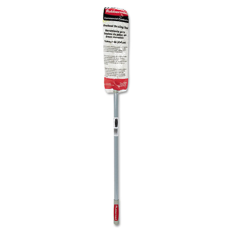 Rubbermaid® Commercial HiDuster Overhead Duster with Straight Launderable Head, 51" Extension Handle (RCPT11000GY) Each