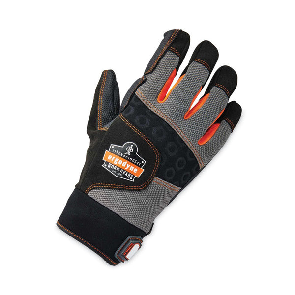 ergodyne® ProFlex 9002 Certified Full-Finger Anti-Vibration Gloves, Black, Large, Pair, Ships in 1-3 Business Days (EGO17704) 1 Pair