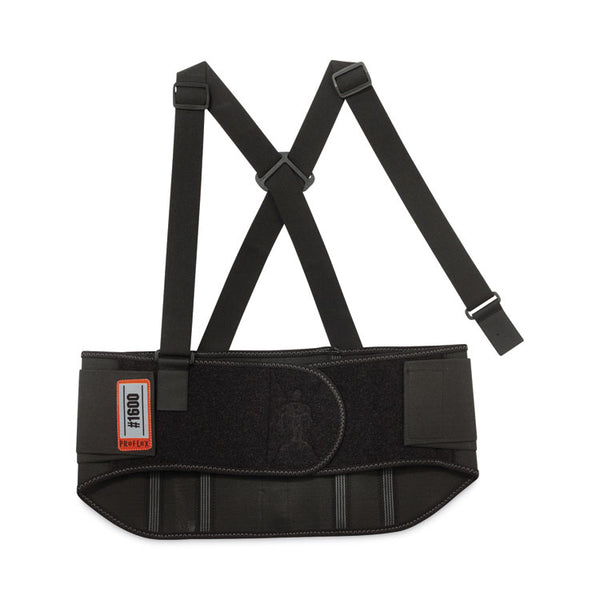 ergodyne® ProFlex 1600 Standard Elastic Back Support Brace, Medium, 30" to 34" Waist, Black, Ships in 1-3 Business Days (EGO11103) Each