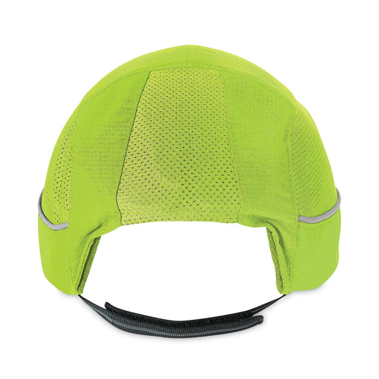 ergodyne® Skullerz 8950 Bump Cap Hat, Long Brim, Lime, Ships in 1-3 Business Days (EGO23335) Each