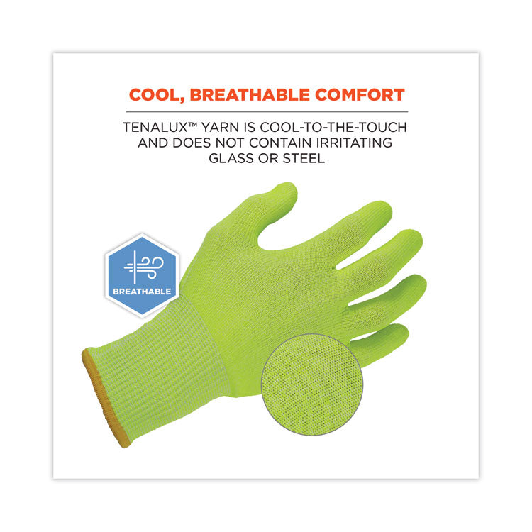 ergodyne® ProFlex 7040 ANSI A4 CR Food Grade Gloves, Lime, Medium, 144 Pairs, Ships in 1-3 Business Days (EGO18023) Each