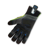 ergodyne® ProFlex 925WP Performance Dorsal Impact-Reducing Thermal Waterprf Gloves, Black/Lime, Small, Pair, Ships in 1-3 Business Days (EGO18102) 1 Pair