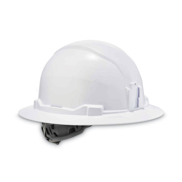 ergodyne® Skullerz 8971 Class E Hard Hat Full Brim, White, Ships in 1-3 Business Days (EGO60150)