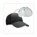 ergodyne® Skullerz 8946 Baseball Cap with Bump Cap Insert, OS, Black, Ships in 1-3 Business Days (EGO23402) Each