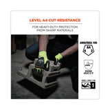 ergodyne® ProFlex 7141 ANSI A4 DIR Nitrile-Coated CR Gloves, Lime, 2X-Large, Pair, Ships in 1-3 Business Days (EGO17916) 1 Pair