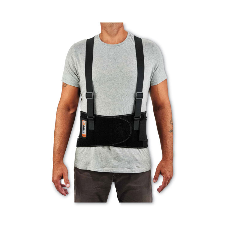 ergodyne® ProFlex 1100SF Standard Spandex Back Support Brace, X-Small, 20" to 25" Waist, Black, Ships in 1-3 Business Days (EGO11601) Each