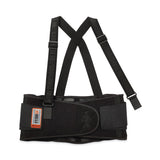 ergodyne® ProFlex 1100SF Standard Spandex Back Support Brace, 4X-Large, 52" to 58" Waist, Black, Ships in 1-3 Business Days (EGO11608) Each