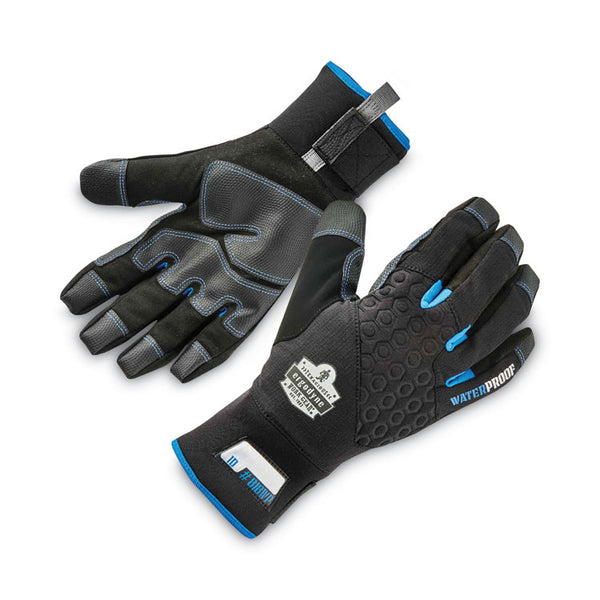 ergodyne® ProFlex 818WP Thermal WP Gloves with Tena-Grip, Black Small, Pair, Ships in 1-3 Business Days (EGO17382) 1 Pair