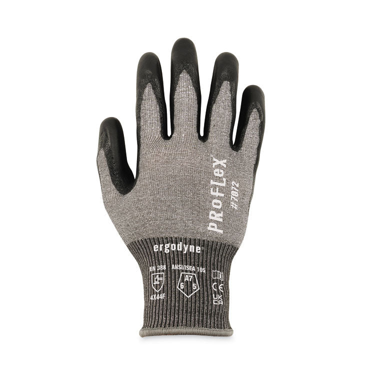 ergodyne® ProFlex 7072 ANSI A7 Nitrile-Coated CR Gloves, Gray, 2X-Large, 12 Pairs/Pack, Ships in 1-3 Business Days (EGO10306) Each