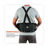 ergodyne® ProFlex 1400UN Universal Size Back Support Brace, One Size Fits All, 25" to 58" Waist, Black, Ships in 1-3 Business Days (EGO11400) Each