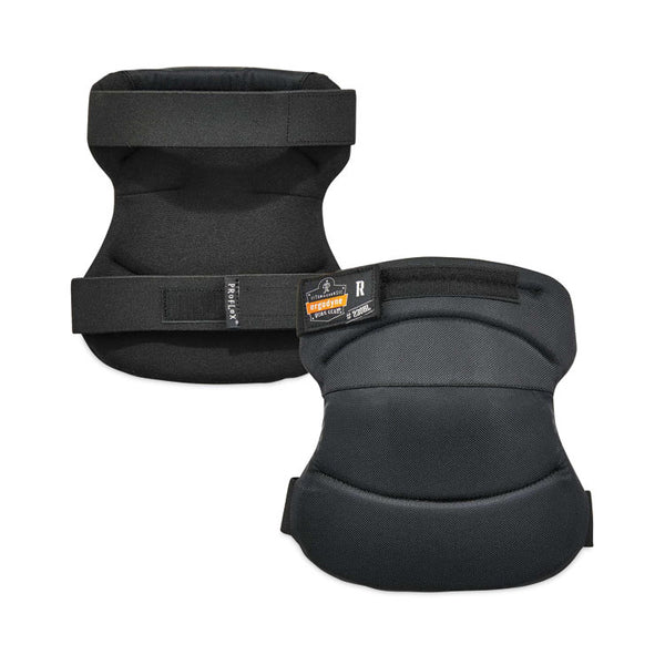 ergodyne® ProFlex 230HL Knee Pads, Wide Soft Cap, Hook and Loop Closure, One Size Fits Most, Black, Pair, Ships in 1-3 Business Days (EGO18231) 1 Pair