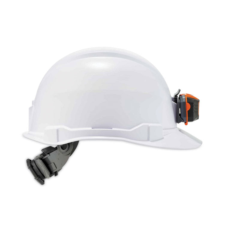 ergodyne® Skullerz 8970LED Class E Hard Hat Cap Style with LED Light, White, Ships in 1-3 Business Days (EGO60142)