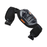 ergodyne® ProFlex 344 Injected Gel Knee Pads With Comfort Straps, Short Cap, Buckle Closure, Black, Pair, Ships in 1-3 Business Days (EGO18444) 1 Pair