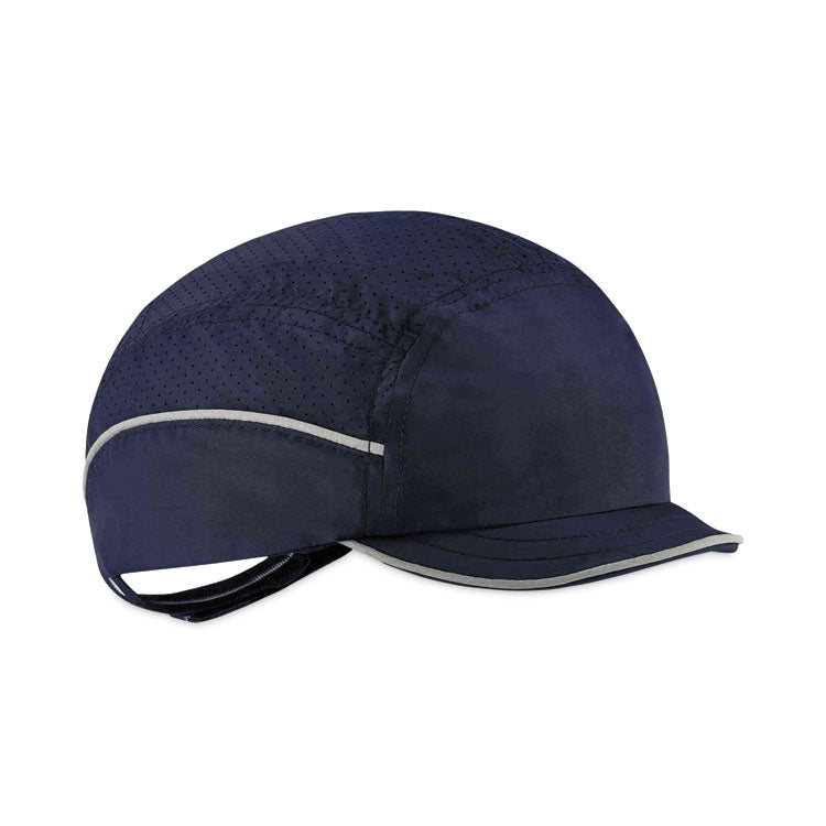 ergodyne® Skullerz 8955 Lightweight Bump Cap Hat, Micro Brim, Navy, Ships in 1-3 Business Days (EGO23332) Each
