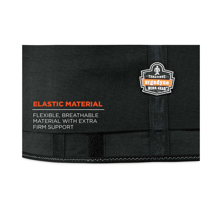 ergodyne® ProFlex 1650 Economy Elastic Back Support Brace, X-Small, 20" to 25" Waist, Black, Ships in 1-3 Business Days (EGO11091) Each