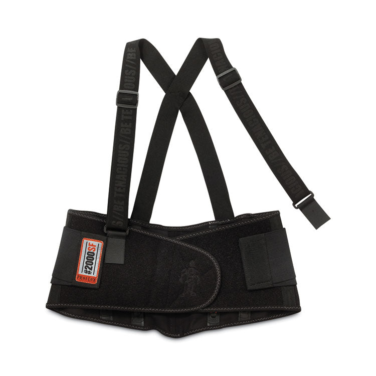 ergodyne® ProFlex 2000SF High-Performance Spandex Back Support Brace, X-Small, 20" to 25" Waist, Black, Ships in 1-3 Business Days (EGO11281) Each