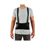 ergodyne® ProFlex 1100SF Standard Spandex Back Support Brace, 3X-Large, 46" to 52" Waist, Black, Ships in 1-3 Business Days (EGO11607) Each