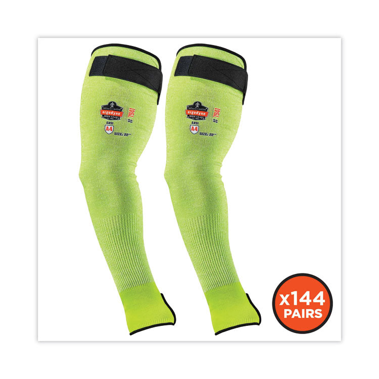 ergodyne® ProFlex 7941-PR CR Protective Arm Sleeve, 22", Lime, 144 Pairs/Carton, Ships in 1-3 Business Days (EGO17949) Each