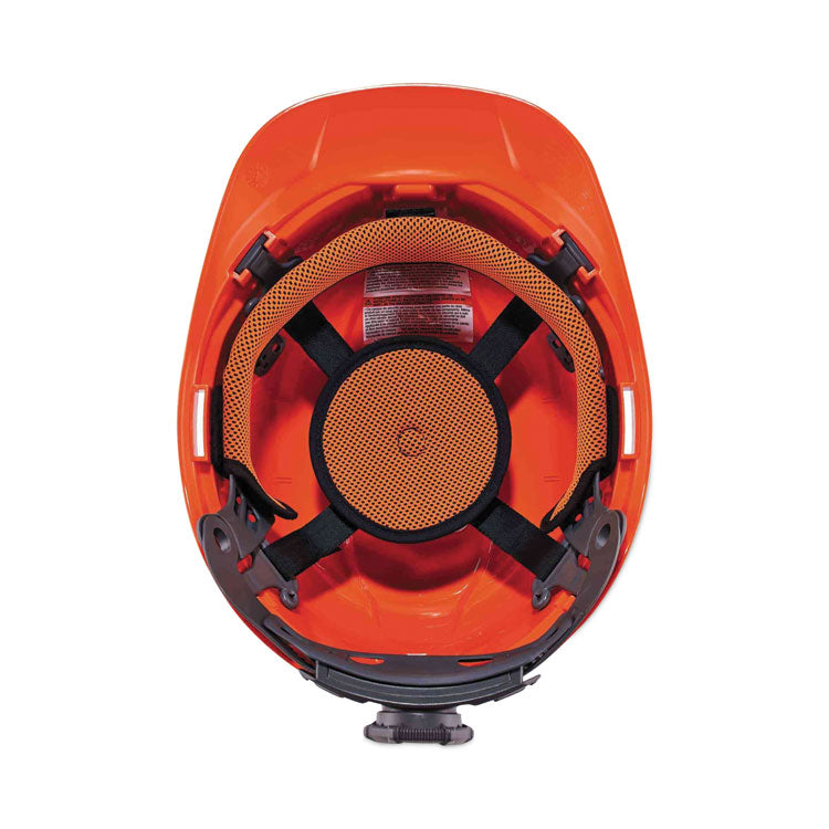 ergodyne® Skullerz 8972LED Class C Hard Hat Cap Style with LED Light, Orange, Ships in 1-3 Business Days (EGO60147) Each