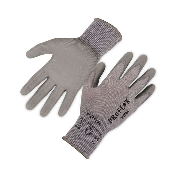 ergodyne® ProFlex 7024 ANSI A2 PU Coated CR Gloves, Gray, X-Large, Pair, Ships in 1-3 Business Days (EGO10405) 1 Pair