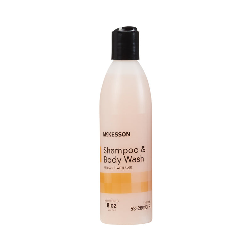 McKesson Shampoo and Body Wash 8 oz. Flip Top Bottle Apricot Scent (877031_EA) 1/EA