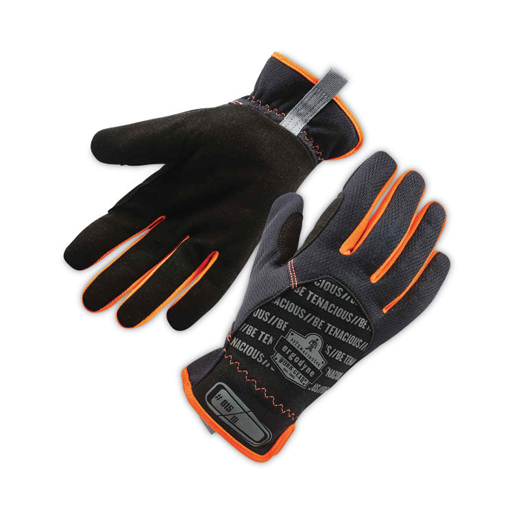 ergodyne® ProFlex 815 QuickCuff Mechanics Gloves, Black, Large, Pair, Ships in 1-3 Business Days (EGO17204) 1 Pair
