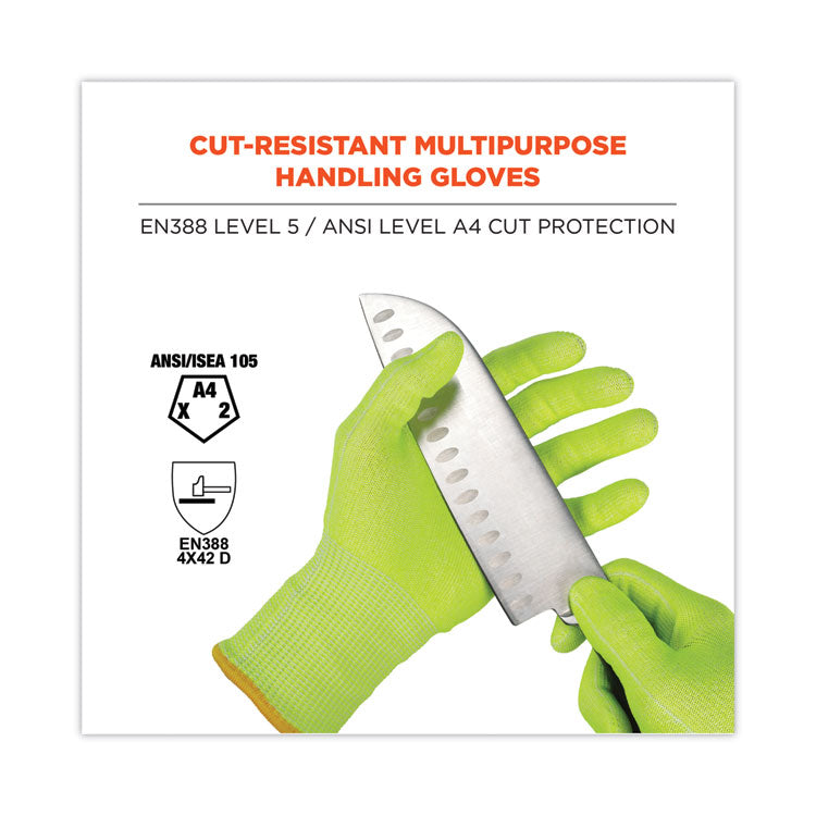 ergodyne® ProFlex 7040 ANSI A4 CR Food Grade Gloves, Lime, Medium, 144 Pairs, Ships in 1-3 Business Days (EGO18023) Each