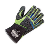 ergodyne® ProFlex 925WP Performance Dorsal Impact-Reducing Thermal Waterprf Gloves, Black/Lime, Small, Pair, Ships in 1-3 Business Days (EGO18102) 1 Pair