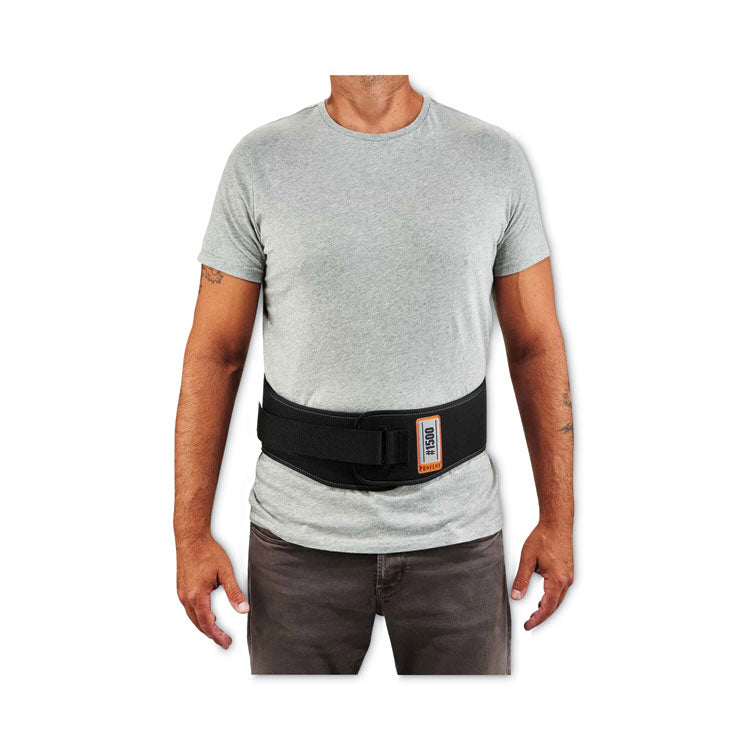 ergodyne® ProFlex 1500 Weight Lifters Style Back Support Belt, Large, 34" to 38" Waist, Black, Ships in 1-3 Business Days (EGO11473) Each