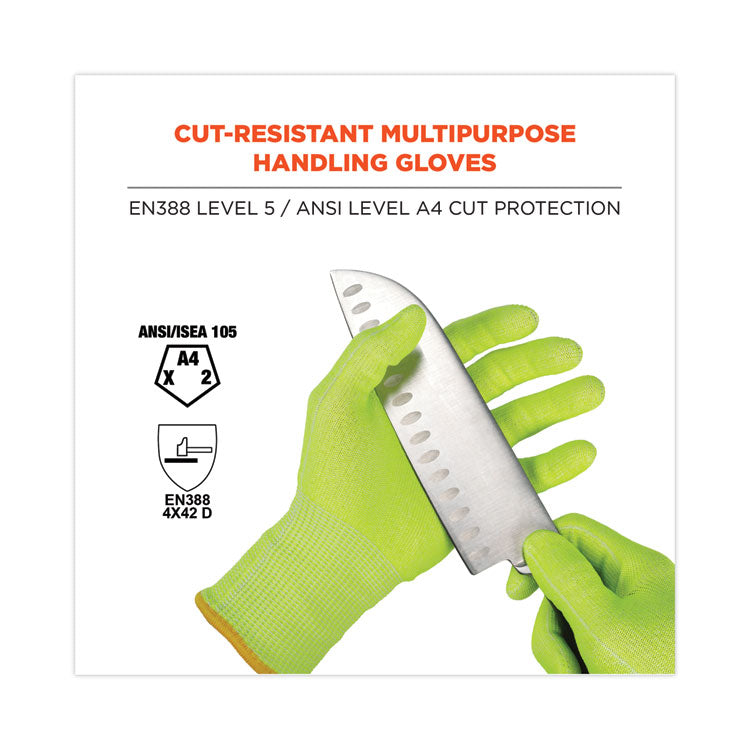 ergodyne® ProFlex 7040 ANSI A4 CR Food Grade Gloves, Lime, Small, 144 Pairs, Ships in 1-3 Business Days (EGO18022) Each