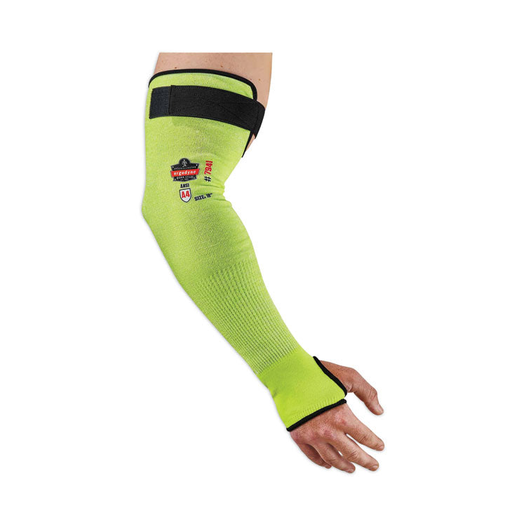 ergodyne® ProFlex 7941-PR CR Protective Arm Sleeve, 18", Lime, 144 Pairs/Carton, Ships in 1-3 Business Days (EGO17947) Each