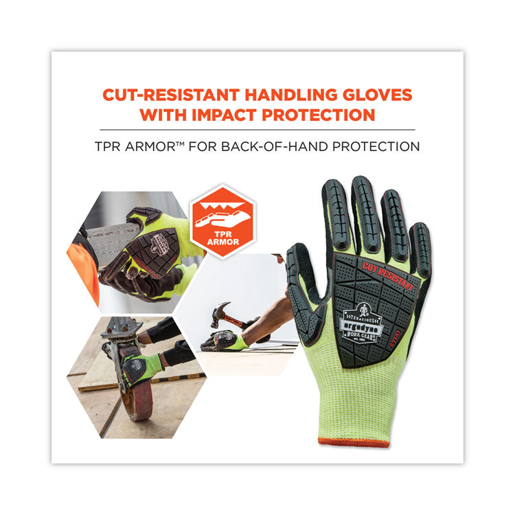 ergodyne® ProFlex 7141 ANSI A4 DIR Nitrile-Coated CR Gloves, Lime, 2X-Large, 72 Pairs/Pack, Ships in 1-3 Business Days (EGO17836) Each