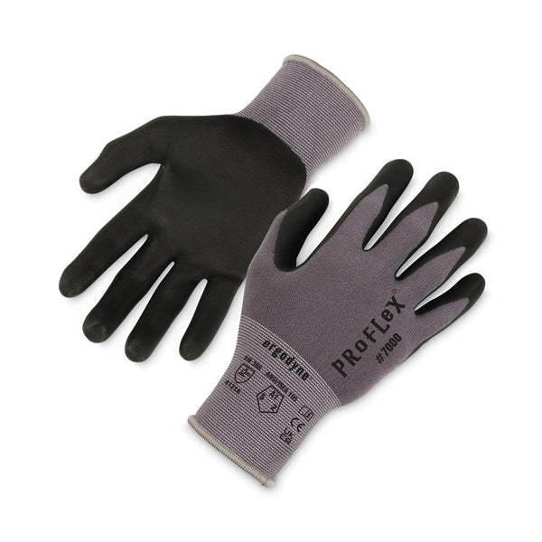 ergodyne® ProFlex 7000 Nitrile-Coated Gloves Microfoam Palm, Gray, Medium, 12 Pairs/Pack, Ships in 1-3 Business Days (EGO10363) Each