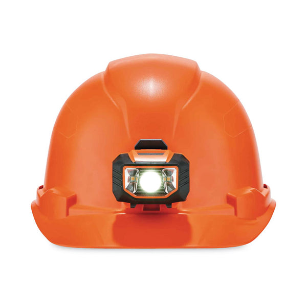 ergodyne® Skullerz 8970LED Class E Hard Hat Cap Style with LED Light, Orange, Ships in 1-3 Business Days (EGO60143)
