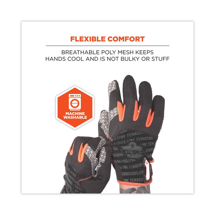 ergodyne® ProFlex 821 Smooth Surface Handling Gloves, Black, Small, Pair, Ships in 1-3 Business Days (EGO17232) 1 Pair