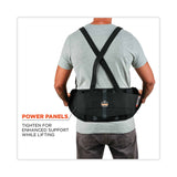 ergodyne® ProFlex 100 Economy Spandex Back Support Brace, 4X-Large, 52" to 58" Waist, Black, Ships in 1-3 Business Days (EGO11388) Each