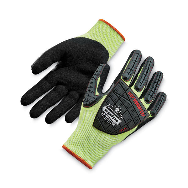 ergodyne® ProFlex 7141 ANSI A4 DIR Nitrile-Coated CR Gloves, Lime, X-Large, 72 Pairs/Pack, Ships in 1-3 Business Days (EGO17835) Each