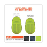 ergodyne® Skullerz 8955 Lightweight Bump Cap Hat, Long Brim, Lime, Ships in 1-3 Business Days (EGO23352) Each