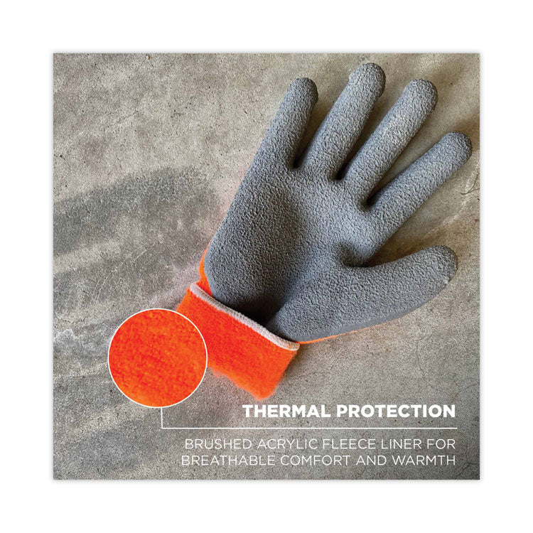 ergodyne® ProFlex 7401 Coated Lightweight Winter Gloves, Orange, X-Large, Pair, Ships in 1-3 Business Days (EGO17625) 1 Pair