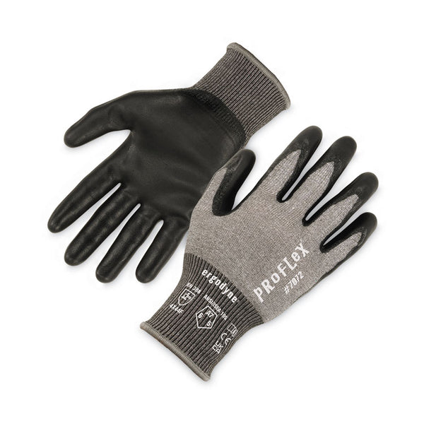 ergodyne® ProFlex 7072 ANSI A7 Nitrile-Coated CR Gloves, Gray, Small, 12 Pairs/Pack, Ships in 1-3 Business Days (EGO10302) Each