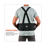 ergodyne® ProFlex 1650 Economy Elastic Back Support Brace, 3X-Large, 46" to 52" Waist, Black, Ships in 1-3 Business Days (EGO11097) Each