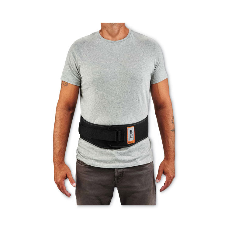 ergodyne® ProFlex 1500 Weight Lifters Style Back Support Belt, Medium, 30" to 34" Waist, Black, Ships in 1-3 Business Days (EGO11472) Each