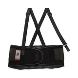 ergodyne® ProFlex 100 Economy Spandex Back Support Brace, 4X-Large, 52" to 58" Waist, Black, Ships in 1-3 Business Days (EGO11388) Each