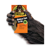 Gorilla® Gorilla Tape, 1.5" Core, 1" x 10 yds, Black (GOR6100109)